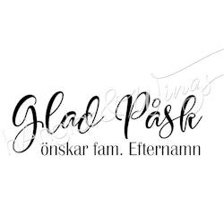 PERSONAL - 062  Straight Line - Glad Påsk
