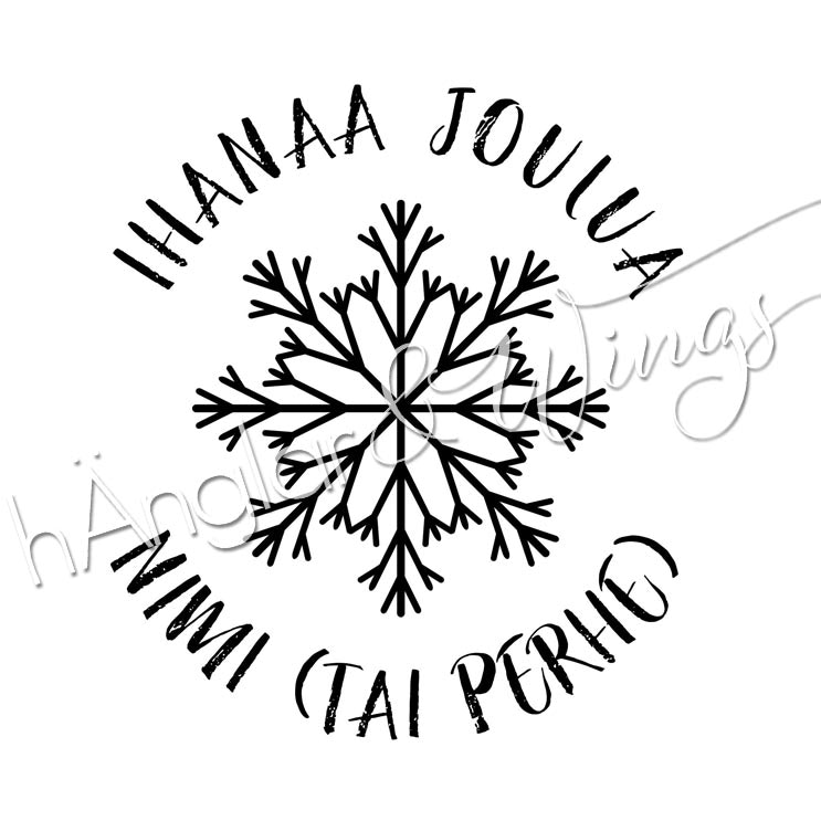 PERSONLIG - 210  rund - Ihanaa Joulua (FINSK)