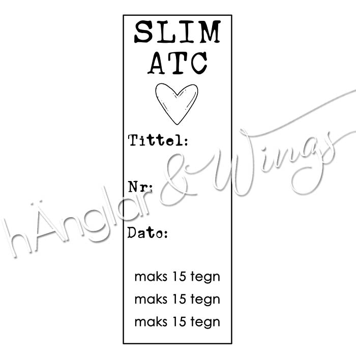 PERSONLIG - 283   Slim ATC  (NORSK)