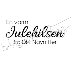 PERSONLIG - 230 rak - Varm Julehilsen (NORSK)