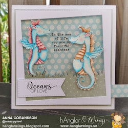 UTGÅTT - Clear Stamps - Sjöhästar