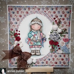 UTGÅTT - Clear Stamps - Paketflicka A7