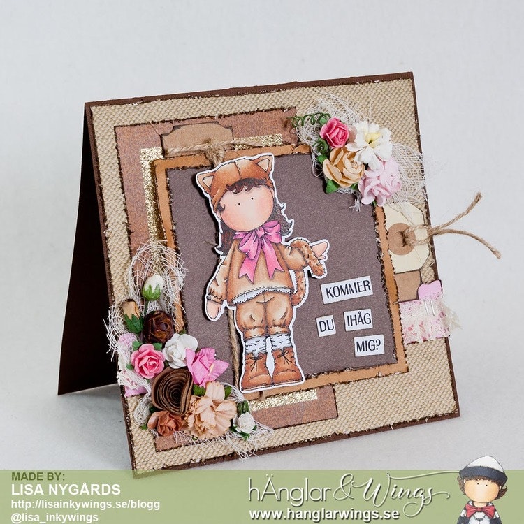 RETIRED - Clear Stamps - Kattflicka / Catgirl - A7