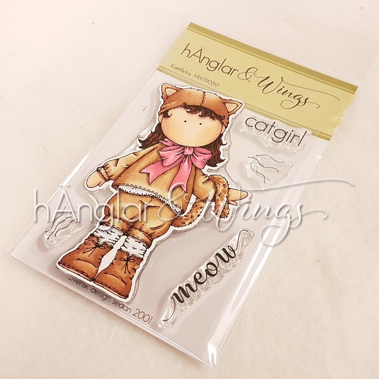 RETIRED - Clear Stamps - Kattflicka / Catgirl - A7