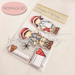 RETIRED - Clear Stamps - Polkagris /Polka Pigs