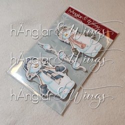 RETIRED - Clear Stamps - Advent 2022 - Snögubbar / Snowmen