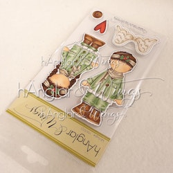 RETIRED - Clear Stamps - JulhÄnglar / Christmas hAngels  (will be retired!)