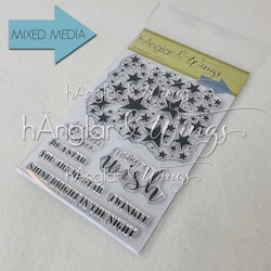 Clear Stamps - Stjärnbakgrund / Star background