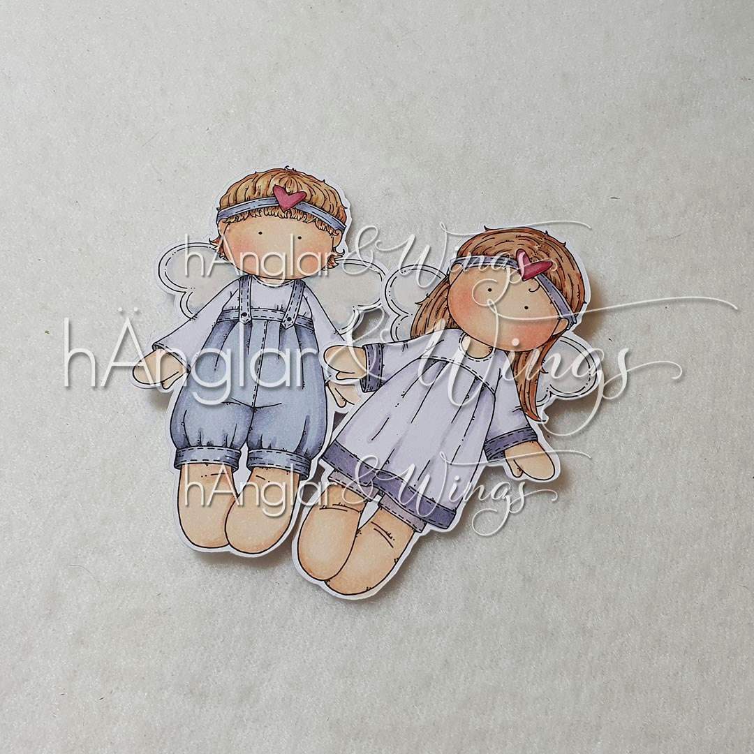 Clear Stamps - SkyddshÄnglar / Guardian hAngels