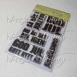 Clear Stamps - Julblock / Christmas blocks
