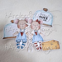Clear Stamps - Husmöss / House Mice