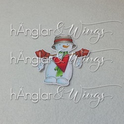 Clear Stamps - Hjärtlig Snögubbe / Hearty Snowman A7