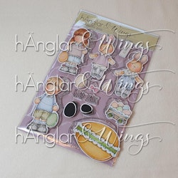 Clear Stamps - PåskÄggstra / Easter Eggstra A5